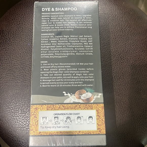 FVQUHVO Light Brown Hair Shampoo for Dark Hair-Instant Hair Dye Shampoo 3 in 1 - Picture 4 of 6
